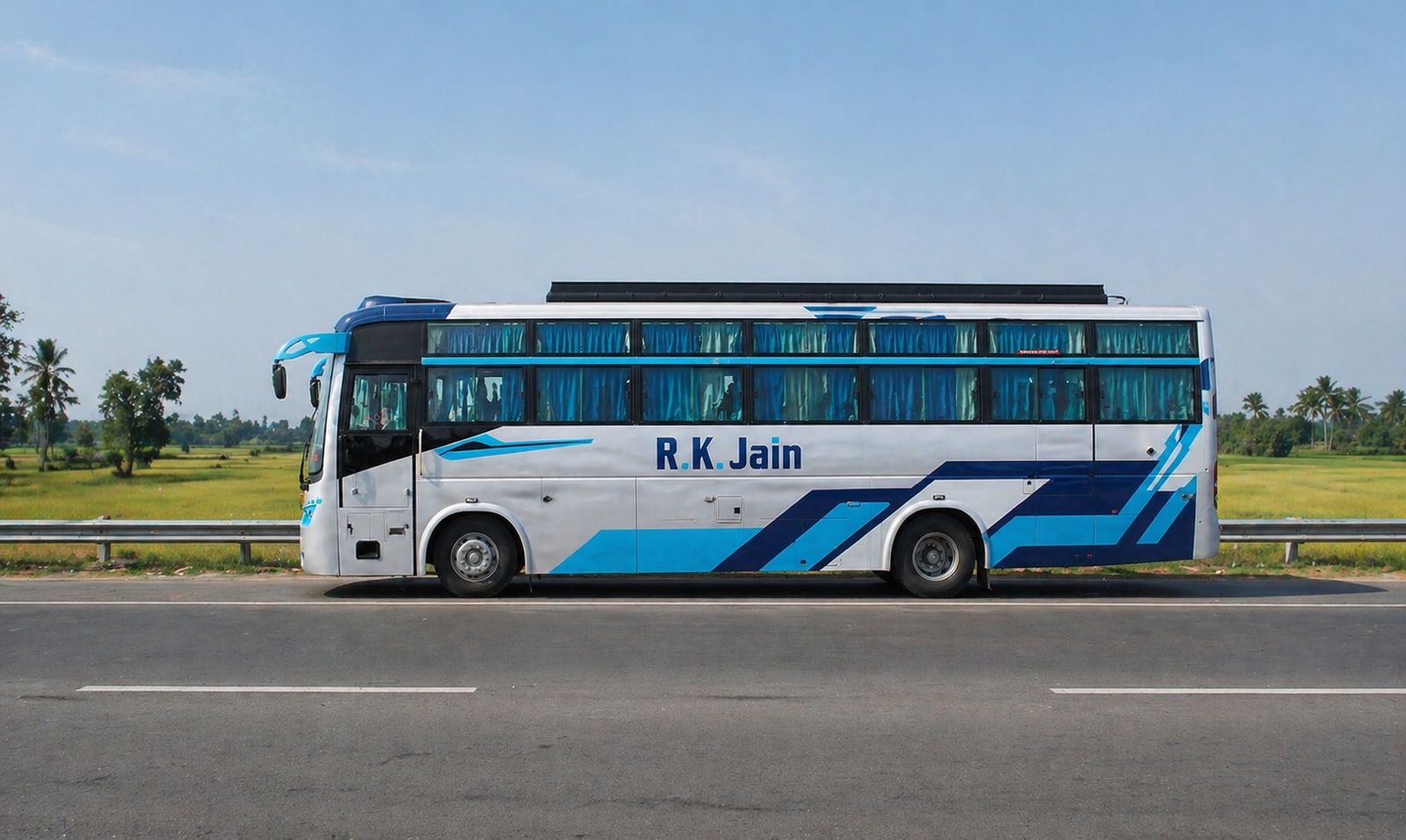 Standard 35-seater non-luxury bus available for local Nagpur city use and outstation journeys. Features clean interiors, push-back seats, and reliable service at budget-friendly rates.